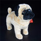 Tammyflyfly Pugsly Pug Plush Stuffed Animal Puppy Dog, 12 Inches (Brown)