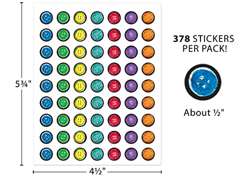 Pete The Cat Groovy Buttons Mini Stickers (EP63937)