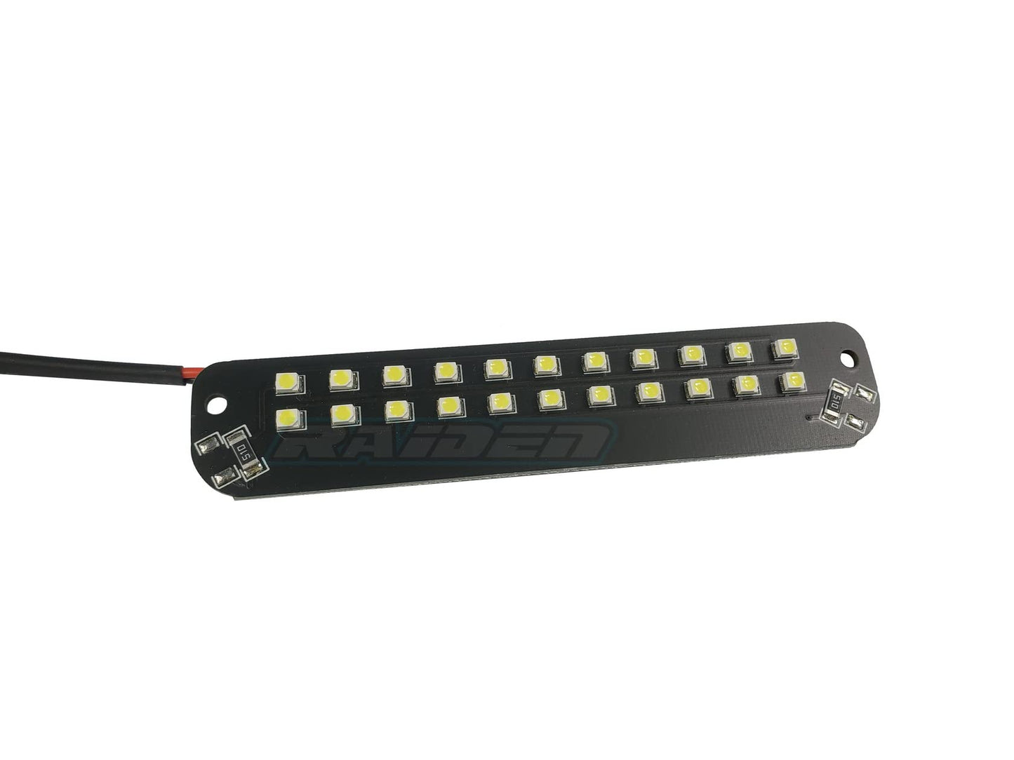 Raidenracing Super Bright 22 LED Front Bumper Lamp Light - White for Traxxas 1/6 XRT & 1/5 X-MAXX, Aluminum