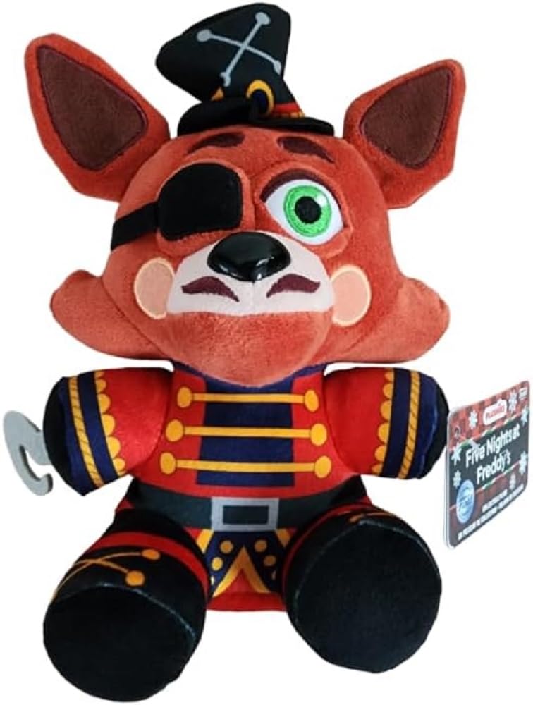 Funko Plush: Five Nights At Freddy'S (Fnaf) - Foxy Nutcracker - (Cl 7') - Collectable Soft Toy - Birthday Gift Idea - Official Merchandise - Stuffed