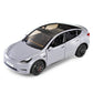1/24 Model Y Toy Car, Alloy Diecast With Light, Big Model Y Diecast For Kids & Adults, Birthday Gift (Gray)