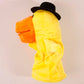 Lanxitown Little Yellow Duck Farm Animal Finger Puppets - Plush Soft Hand Puppets with Movable Mouth for Kids
