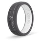 Enso Rings Star Wars Lightsaber Collection - Dualtone Silicone Ring - Etched Design - Dark Saber - Size 12