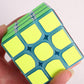 Tanch Blue Fluorescent Speed Cube 3X3X3 Glow In The Dark Luminous Magic Cube Puzzle Toy