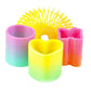 The Dreidel Company Rainbow Coil Spring Assortment, Heart, Star, Butterfly, Circle Shaped Coils, Party Favor For Kids, 1.4' (35Mm) (12-Pack)