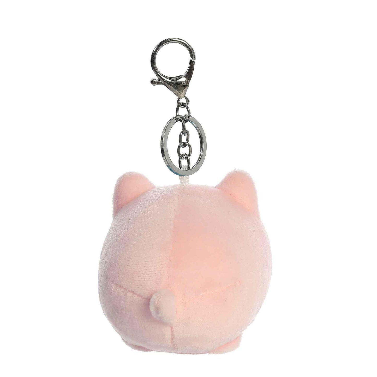 Aurora® Enchanting Tasty Peach® Strawberry Meowchi Keychain Stuffed Animal - Bright & Colorful Design - Showpiece Plush - Pink 3.5 Inches
