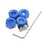 CODA RACING RC Model Hop-ups 12mm Hex Wheel Hubs 7.0mm&5.5mm Thick for Traxxas 1/10 2WD Rustler,Slash,Stampede,Nitro Slash-Repla