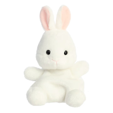 Aurora Adorable Palm Pals Cottontail Bunny Stuffed Animal - Pocket-Sized Play - Collectable Fun - White 5 Inches