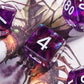 Poludie 7-Die DND Dice Set Polyhedral Dice Set with a Leather Bag, D&D Dice Set for Dungeons and Dragons, RPG, MTG Table Games (