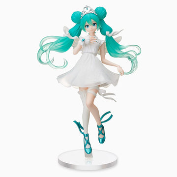 Sega - Hatsune Miku Series Spm Statue - Hatsune Miku 15Th Anniversary Kei Ver., Black