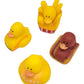 Cool Rubber Ducks (2') Standard Size. (12 Pack) Cute Duck Bath Tub Pool Toys. (Fast Food Rubber Duckies)