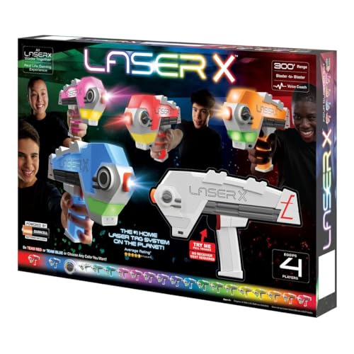 Laser X Revolution Blaster-To-Blaster 4 Pack