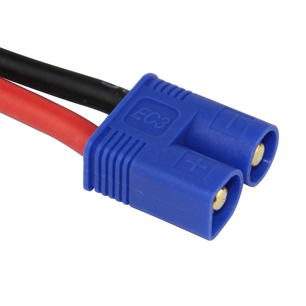 OliYin 3pcs Male EC3 to Female XT60 XT-60 Connector Adapter Converter Cable 14awg 1.96in for RC Lipo Battery(Pack of 3)