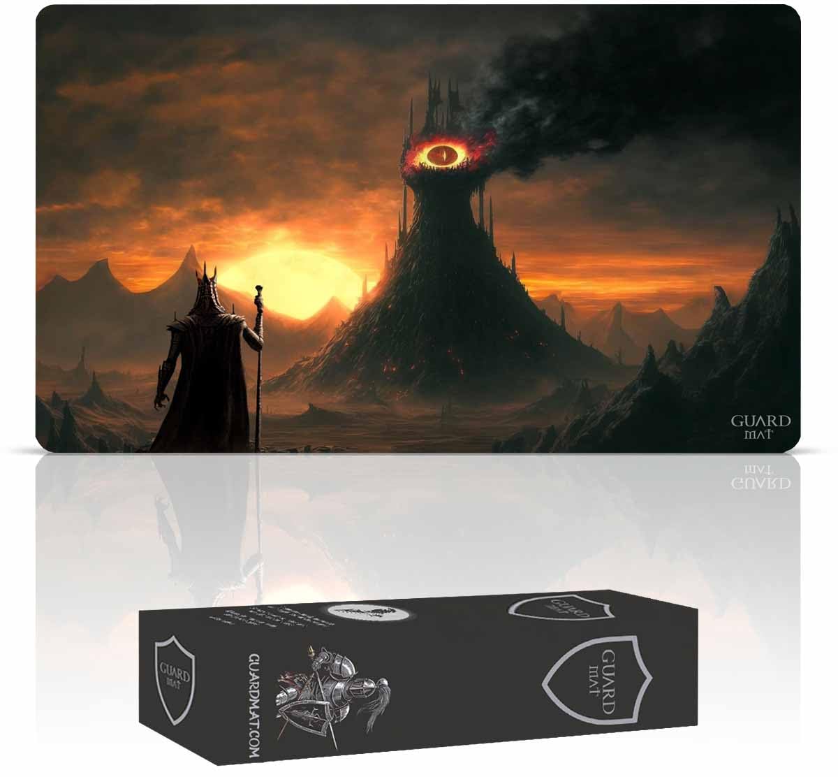 Guardmat - Gaze Of Doom (Stitched) - Mtg Playmat - Compatible With Magic The Gathering Playmat - Play Mtg, Yugioh, Lotr Lord Of