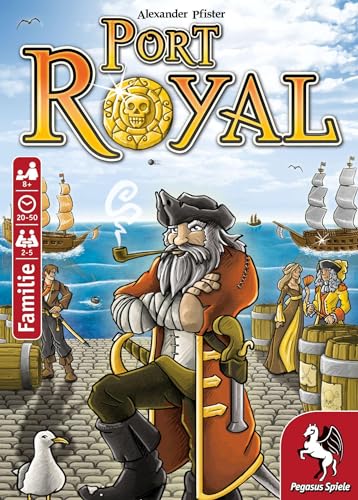 Pegasus Spiele Port Royal Board Game, Cardboard, Multicolor, Model 18114G, Size zzzz-s