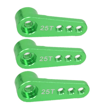 Aluminum 25T Steering Servo Horn Arm,RC Steering Servo Arm Horn for RC 1:8 1:10 Model Car/Boat Futaba HSP HPI Wltoys Himoto Redc