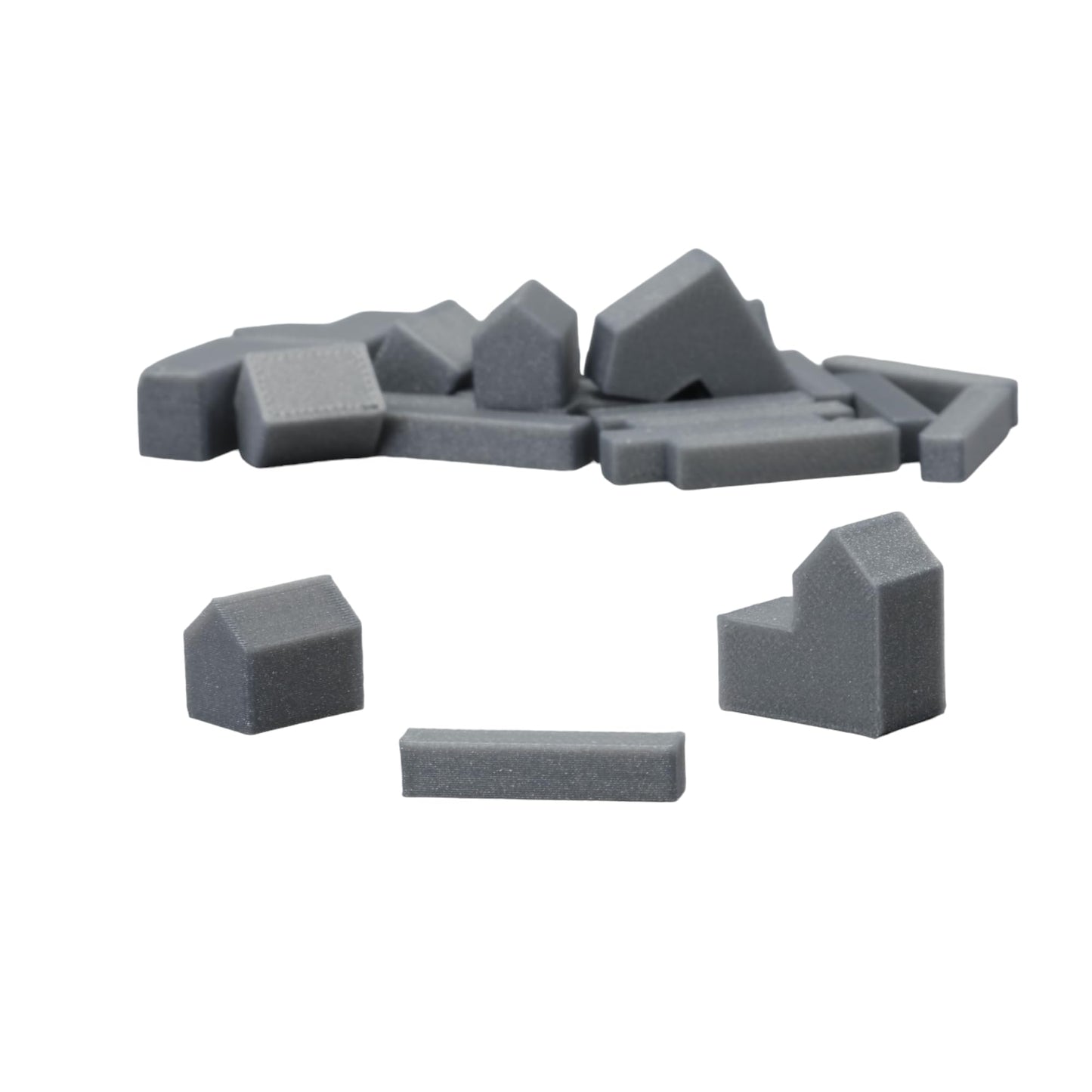 Bkprint3D Replacement Pieces For Catan Board Game | Settlers Pieces | 82 Colors | Base Set | (66_Galaxy_Silver)