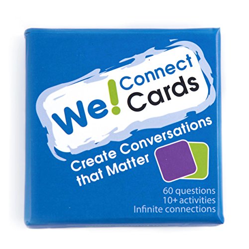 We! Connect Cards - Icebreaker Conversation Starter Card Games | Team Building Game For Work | Group Connection Activities For Adults | Featured By Tedx (60 Cards)