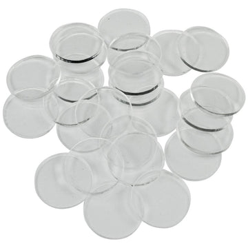 Litko Clear Miniature Bases, Circular .75 Inch, 1.5Mm Clear (25)