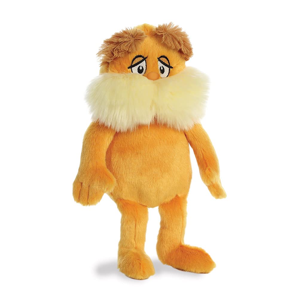 Aurora Dr. Seuss The Lorax Soft Toy, Plush, 19cm, Orange, Model 15920