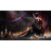 Fantasy North - Spider - Tcg Trading Card Game Playmat And Mouse Pad - 24 X 14 Inches - Compatible With Magic Mtg Commander Poke