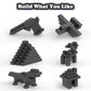 Unirolic Classic Building Bricks, 200 Piece 2X2 Building Blocks Stem Creative Building Toys, 100% Compatible With All Major Brands, Building Bricks Play Set For Kids Age 6+ (Dark Grey)