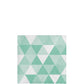 Mint Green Fractal Beverage Napkins (16 ct)