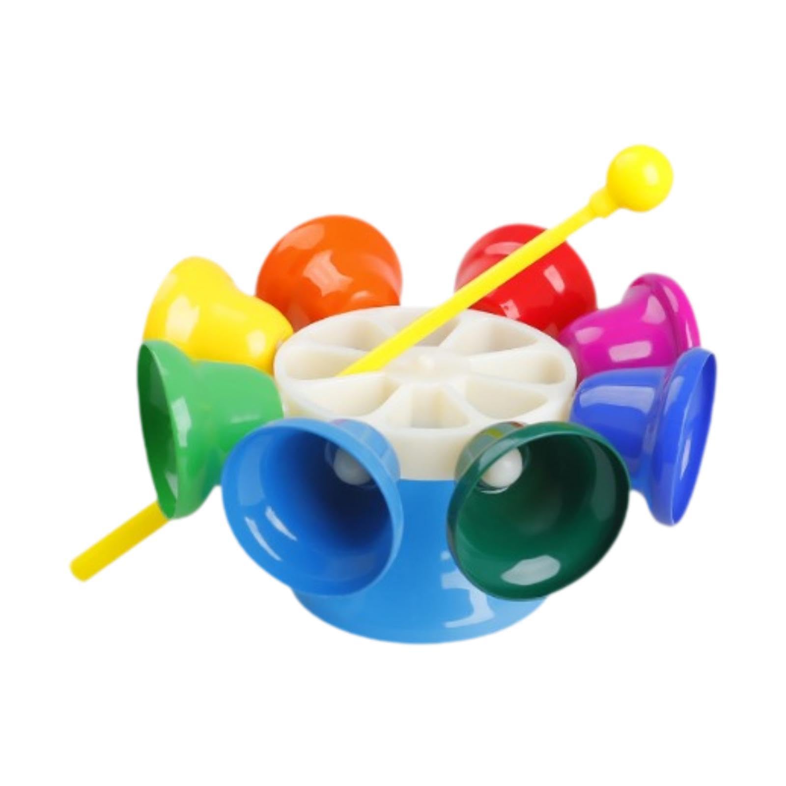 Calandis Hand Bells Musical Learning Toy Early Educational Colorful For Children Kids | Bells & Chimes | Orchestral Percussion |