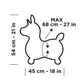 Gymnic Rody Magical Unicorn Inflatable Hop-On Animal (Pink)