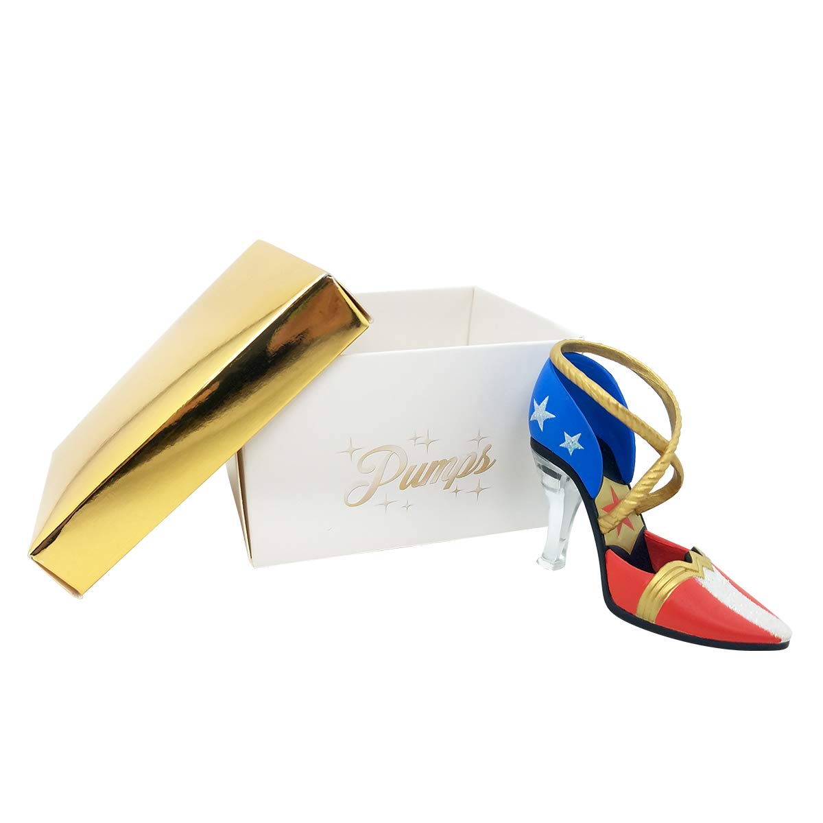 Cryptozoic Entertainment Dc Pumps - 12 Blind Boxes - Miniature 2.25' High-Heeled Shoes Inspired By The Heroines And Villainesses - 9 Unique Characters, 3 Possible Deco Variants
