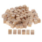Enakshi Lot 100Pcs Natural Wooden Building Blocks Bricks Cubes Set Pine Wood Eco Toy Toys & Hobbies|Preschool Toys & Pretend Pla