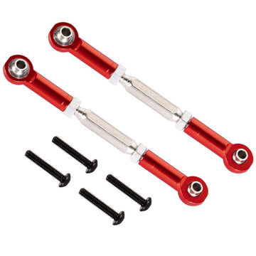 WEISHUJI Aluminum Turnbuckles and Camber Links with Rod Ends,Adjustable Aluminum Steering Linkage Servo Link Pull Rod Turnbuckle