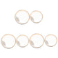 Excluzo 6 Pcs Transparent Wave Drum Child Ocean Drum Wood