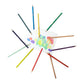 Crayola Pastel Drawing Pencils, Pack of 12, Assorted Colors, Wood Material, Model 68-3366