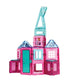 Magformers Princess Castle 78 Pieces Pink And Purple Colors, Educational Magnetic Geometric Shapes Tiles Building Stem Toy Set A