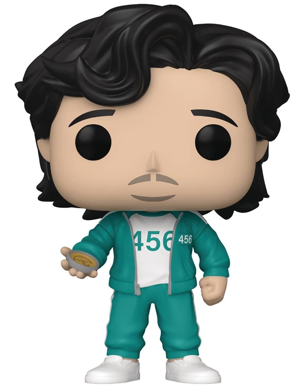 Pop [Squid] Game - Player 456: Seong Gi-Hun Funko Pop! Vinyl Figure (Bundled With Compatible Pop Box Protector Case), Multicolored, 3.75 Inches