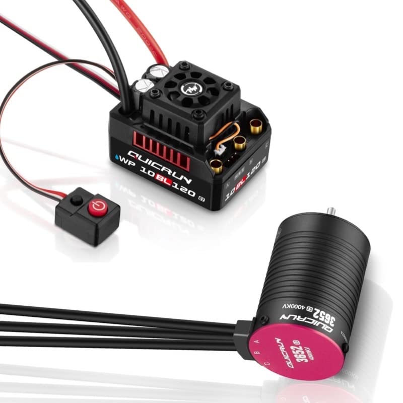 Hobbywing Quicrun 10Bl120 G2 & 3652Sl G2 Combo (Qr10Bl120 G2 &3652Sl 4000Kv G2)