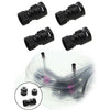 4Pcs ShareGoo Metal RC Body Shell Mount Column Hole Locator for 4-6mm RC Car Shell Compatible with HSP HPI Tamiya Axial 1/10 RC