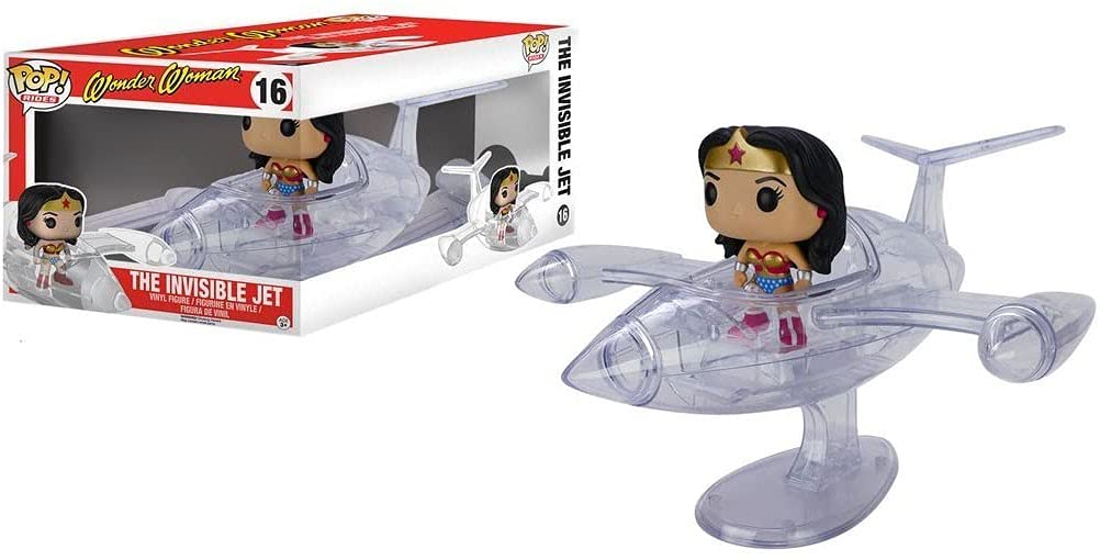 Funko Pop Rides: Dc Comics Wonder Woman Invisible Jet Action Figure