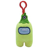 Just Toys LLC Among Us 3" Plush Backpack Hanger - Series 2, Green, Polyester, Model 787790987963