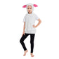 Villagepageme Kids Animal Costume Unisex Fleece Hooded Vest Cute Sheep Costume Christmas Outfit For Boys Girls (White, 7-8 Years