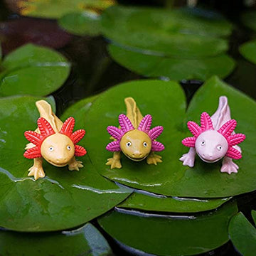 Mcphee Amphibiously Adorable Happy Axolotls Soft Vinyl Mini Figures