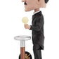 Royal Bobbles Nikola Tesla Bobblehead - 8" Silver Premium Polyresin Figure, Exquisite Detail, Model RB1083, Unique Serial Number