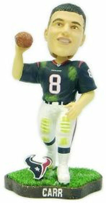 Forever Collectibles NFL Houston Texans Mens Houston Texans David Carr Game Worn Bobblehead, Team Colors One Size