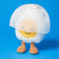 Jellycat Amuseables Boiled Egg Bride Plush Toy, 5.5" Yellow/White, Small Polyester Stuffed Animal - Fun Wedding Gift