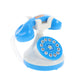 UPKOCH Retro Phone Toy - Classical Pretend Play Telephone with Interactive Dial for Kids 3+ | Blue Plastic Role Play Prop for Pr