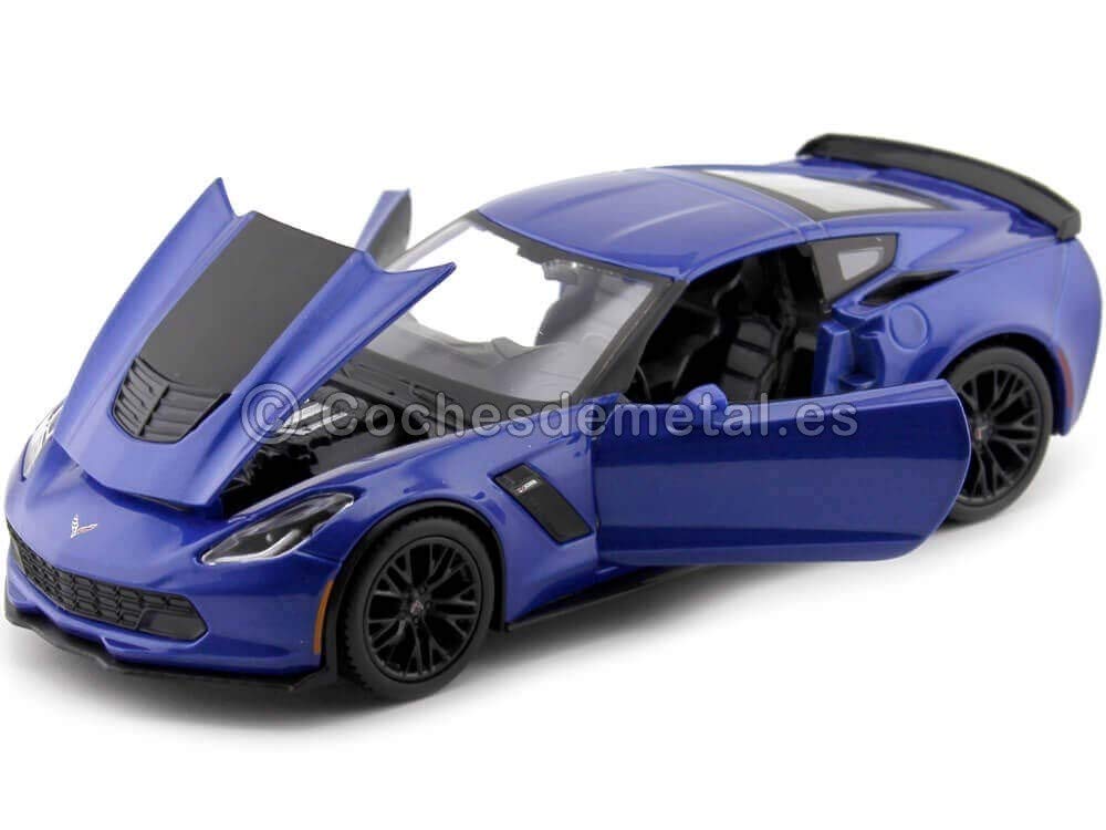 Chevrolet 2015 Corvette C7 Z06 Blue 1/24 By Maisto 31133