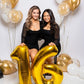 16 Balloon Number, Gold Number 16Th Birthday Balloons 40 Inch, Sweet Sweet 16 Years Old Gold Birthday Decorations For Boys Girls