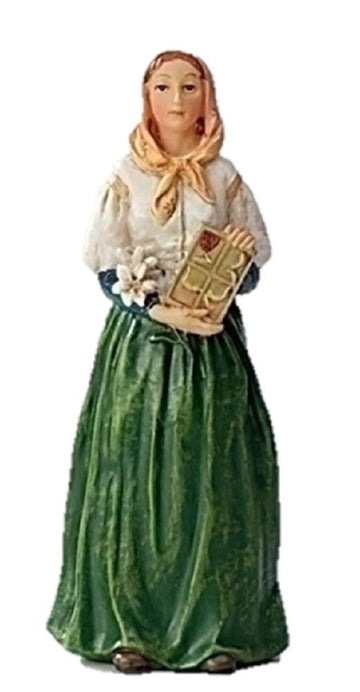 Roman Saint Dymphna Patrons And Protectors Religious Figurine 40601 St