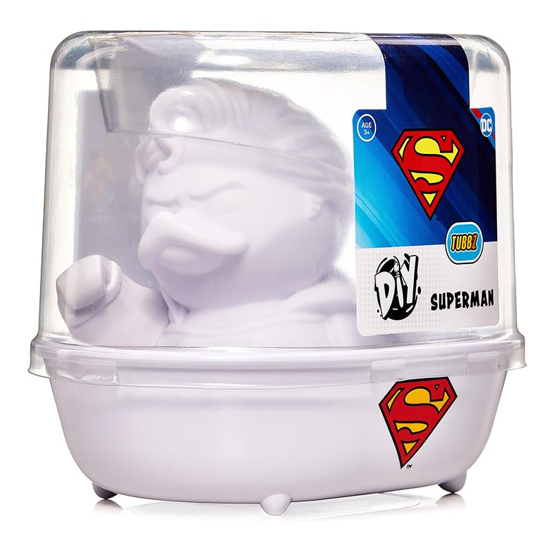Tubbz Diy: Dc Comics - Superman Custom Cosplaying Rubber Duck Figure